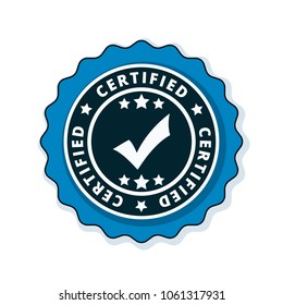 Certified label illustration