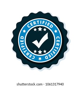 Certified label illustration