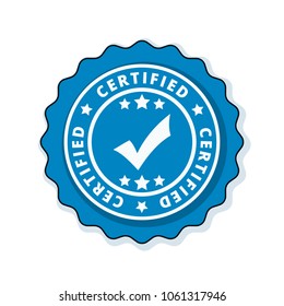 Certified label illustration