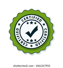 Certified label illustration