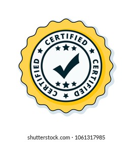 Certified label illustration