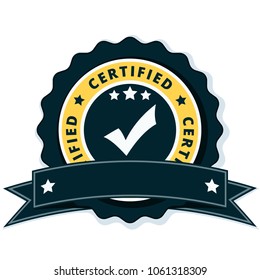 Certified label illustration