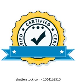 Certified label illustration