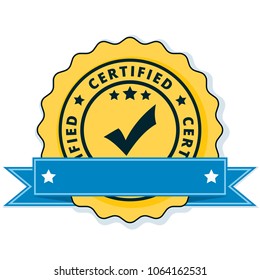 Certified label illustration