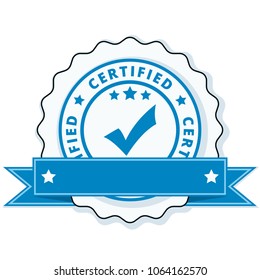 Certified label illustration