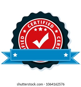 Certified label illustration