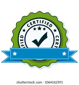 Certified label illustration