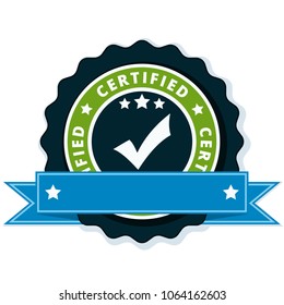 Certified label illustration