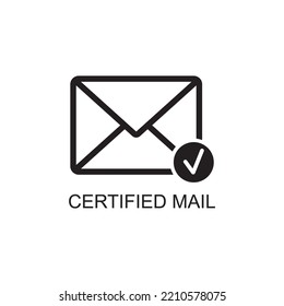 Certified Mail Icon , Mail Icon