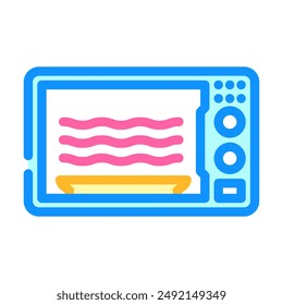 certified organic product label warning color icon vector. certified organic product label warning sign. isolated symbol illustration