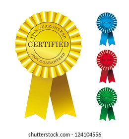 Certified ribbon.