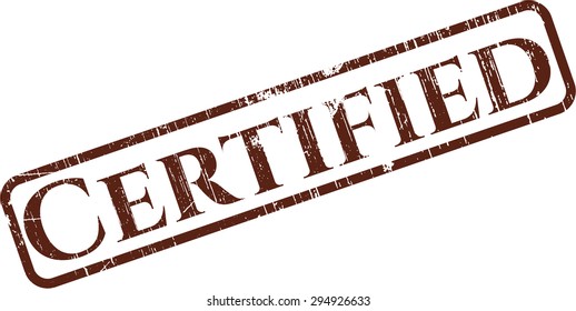Certified rubber grunge seal