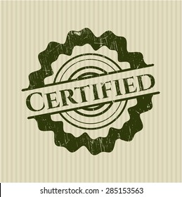 Certified rubber seal