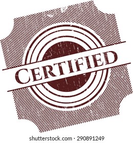 Certified rubber seal