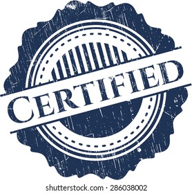 Certified rubber stamp