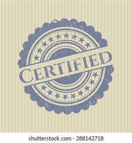 Certified rubber stamp
