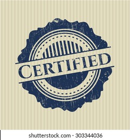 Certified rubber stamp