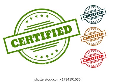 sellos de sellos de goma certificados para productos aprobados