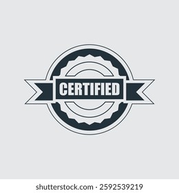 Certified rubber stamp set Grunge red black badge with certified text in frame or round Rectangular border Certification approved fail and original stamp 