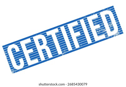 Sello CERTIFICADO. Sello de Vector Grunge.