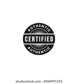 Sello certificado o vector de etiqueta certificado aislado. Mejor vector de estampado certificado para el elemento de diseño de embalajes de productos. Etiqueta certificada para el elemento de diseño de embalaje.
