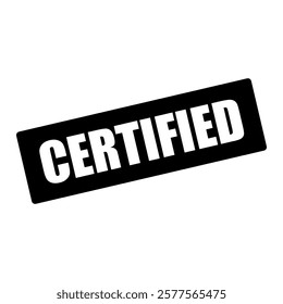 certified stamp sign symbol vector icon