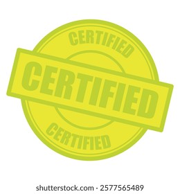 certified stamp sign symbol vector icon