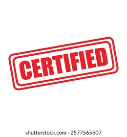 certified stamp sign symbol vector icon