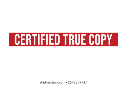 Certificado True Copy projeto de vetor de carimbo vermelho.