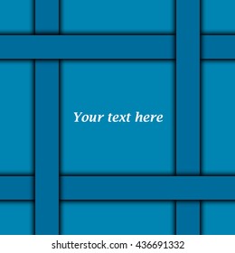 Cerulean Abstract Background with Lines and Shadows
