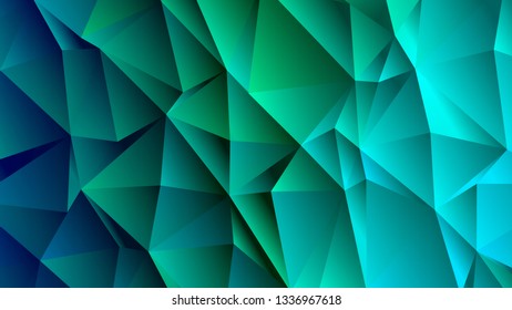 CeruleanTrendy Low Poly Backdrop Design