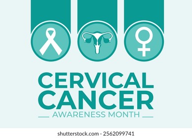 Cervical cancer awareness month is observed every year in january. January is cervical cancer awareness month.