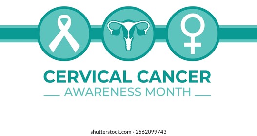Cervical cancer awareness month is observed every year in january. January is cervical cancer awareness month.