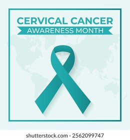 Cervical cancer awareness month is observed every year in january. January is cervical cancer awareness month.