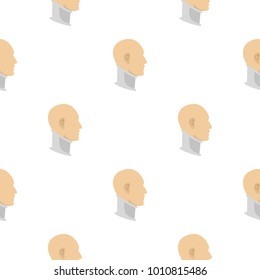 Cervical collar pattern seamless for any design vector illustration