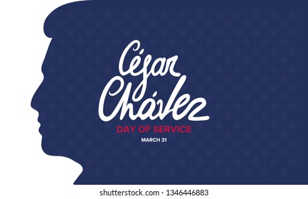 Cesar Chavez Day Day Service Learning Stock Vector Royalty Free 1346446883