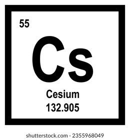 cesium icon vector illustration symbol design