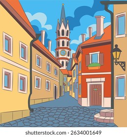 Cesky Krumlov Old Town, Czech Republic