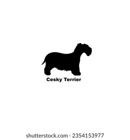 Cesky Terrier dog silhouette dog breeds Animal Pet