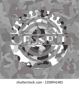Cesspit grey camo emblem