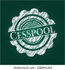 Cesspool written on a chalkboard