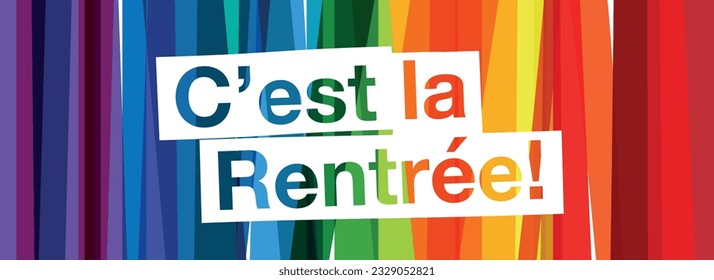 C'est la rentrée : back to school in french language