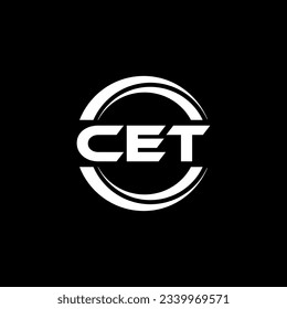 CET Logo Design, Inspiration for a Unique Identity. Modern Elegance and Creative Design. Watermark Your Success with the Striking this Logo.