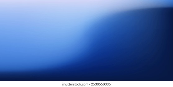 Cetacean Blue and Han Blue Gradient Background Design. Soft monochromatic blue gradation wallpaper template. No people, no text. Vector Illustration. EPS 10.