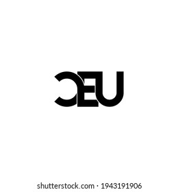 diseño original del logotipo de monograma de la letra cee