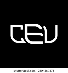 CEU logo design, CEU simple and modern logo. CEU luxurious alphabet design  