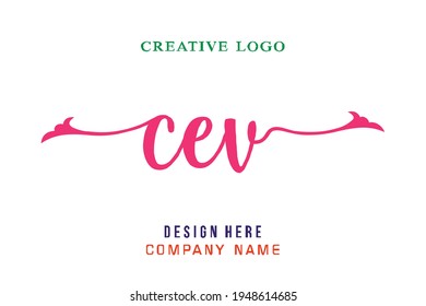 El logotipo de la inscripción CEV es sencillo, fácil de entender y autoritario