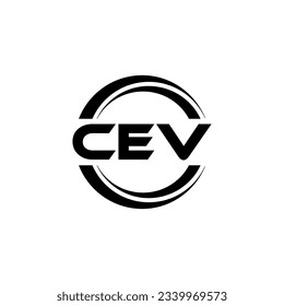 CEV Logo Design, Inspiration for a Unique Identity. Modern Elegance and Creative Design. Watermark Your Success with the Striking this Logo.