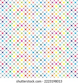 cevtor color square pattern bandana, good for bandana design reference