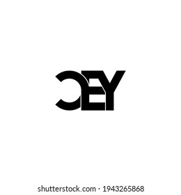 diseño original del logotipo del monograma de la letra cesiva